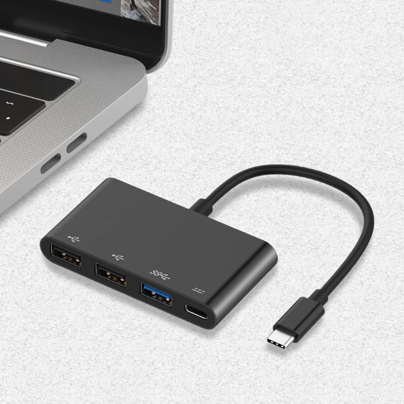 Usb-хаб type-C на 2 порта USB 2,0 USB 3,0 PD многофункциональный концентратор конвертер адаптер для ПК