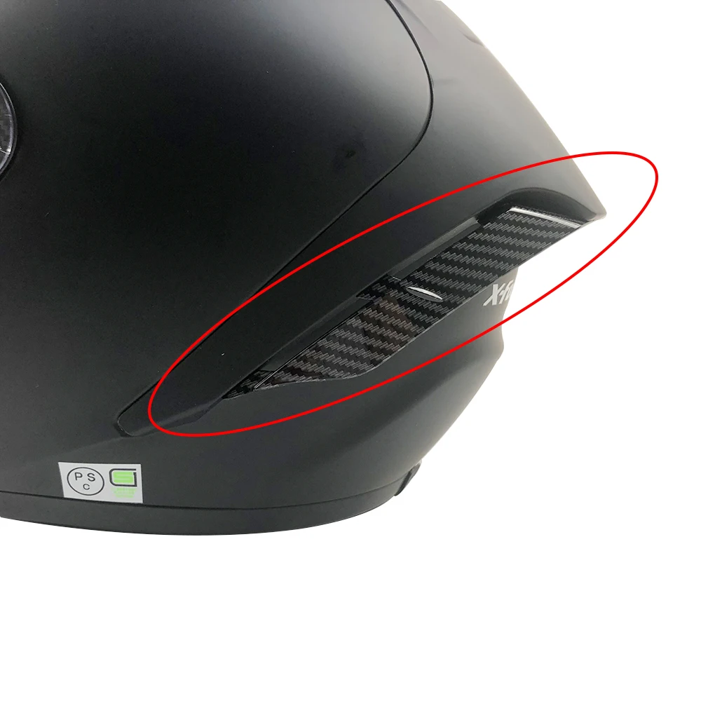 Shoei x14 X-14用カーボンファイバー柄モーターサイクルリア