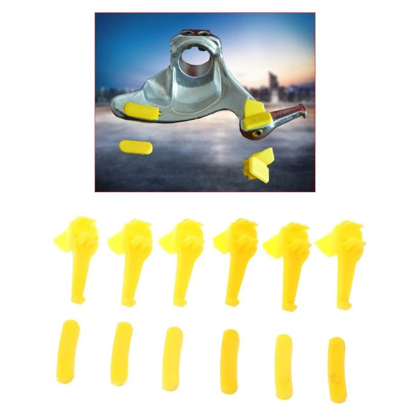 

12X Tyre Tire Changer Part Plastic Mount Demount Duck Head Insert Rim Protectors