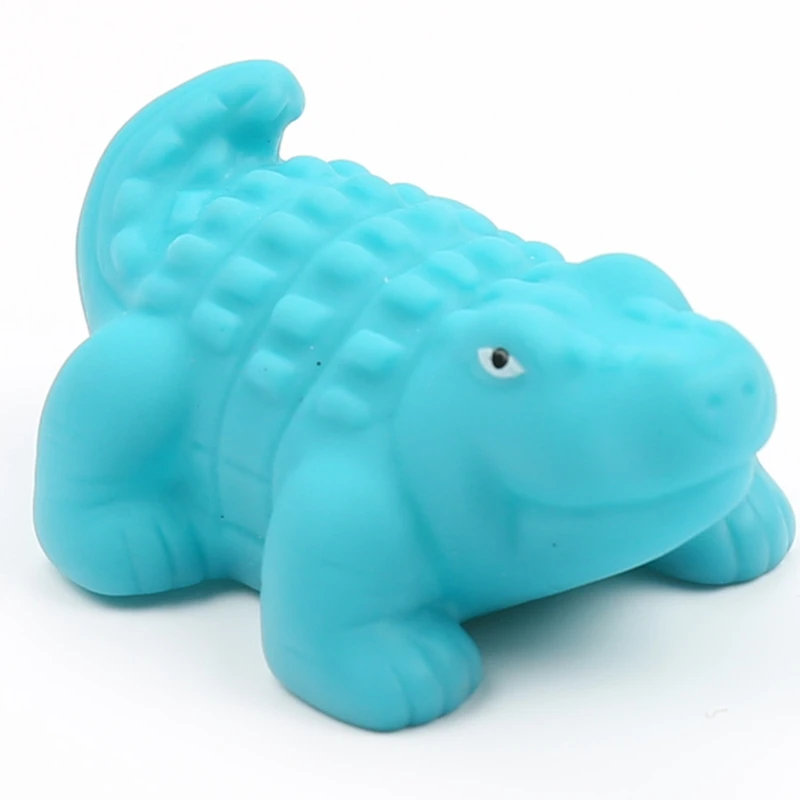 Детская игрушка ванная комната резиновая утка Kawaii Желтая утка воды игрушки морской жизни мультфильм игрушки для ванной игрушки для бассейна животные милые пляжные подарки - Цвет: ZWX147-05