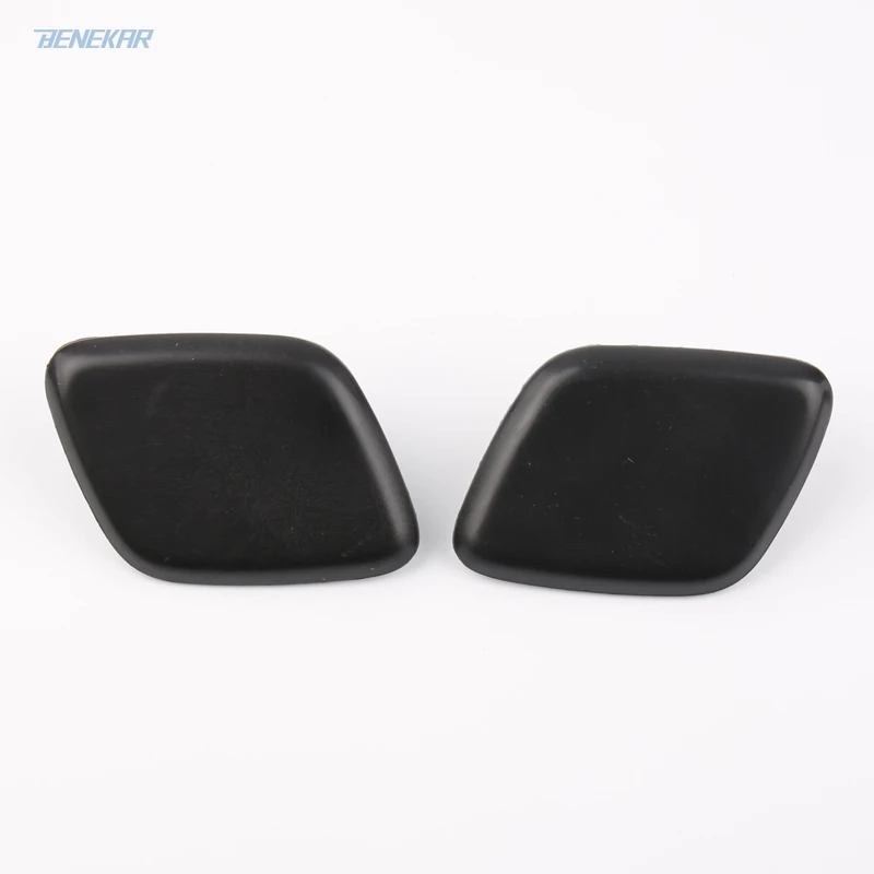 Pair of Front Headlight Washer Nozzle Jet Covers For Ford Focus 2012-2014 Benekar