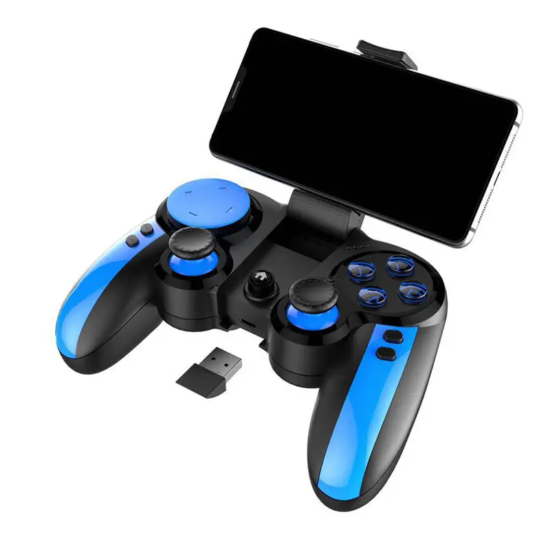  Ipeag Pg-9090 2.4G Bluetooth Turbo Gamepad Wireless Controller Joystick Gamepads With Phone Holder 