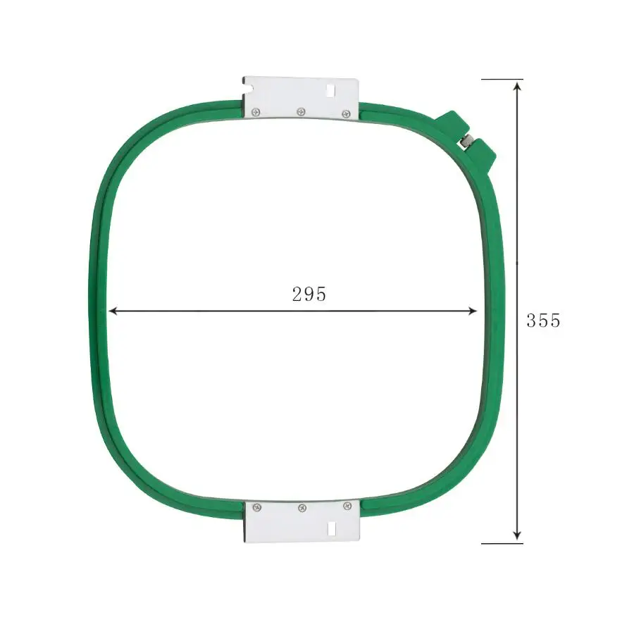 355 мм набор квадратных рамок для вышивания, пластиковые кольца для вышивания крестиком, аксессуары для швейной машины - Цвет: 295MM x 295MM