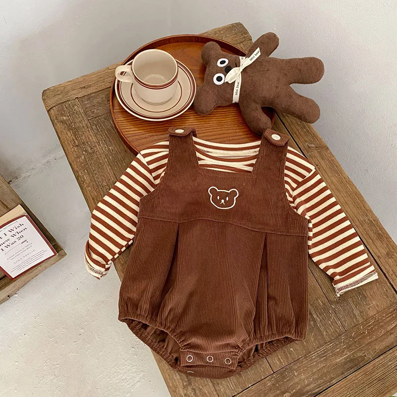 roupas de bebê, conjunto de urso para