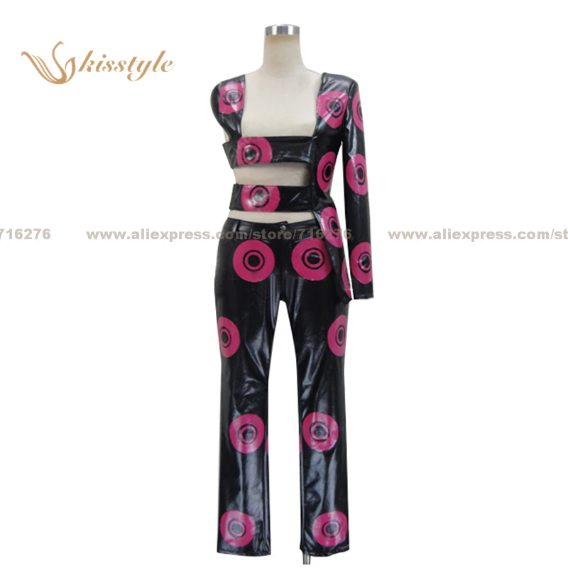 

Kisstyle Fashion JJoJo's BBizarree Adventure Melone Red Cosplay Cloth Costume