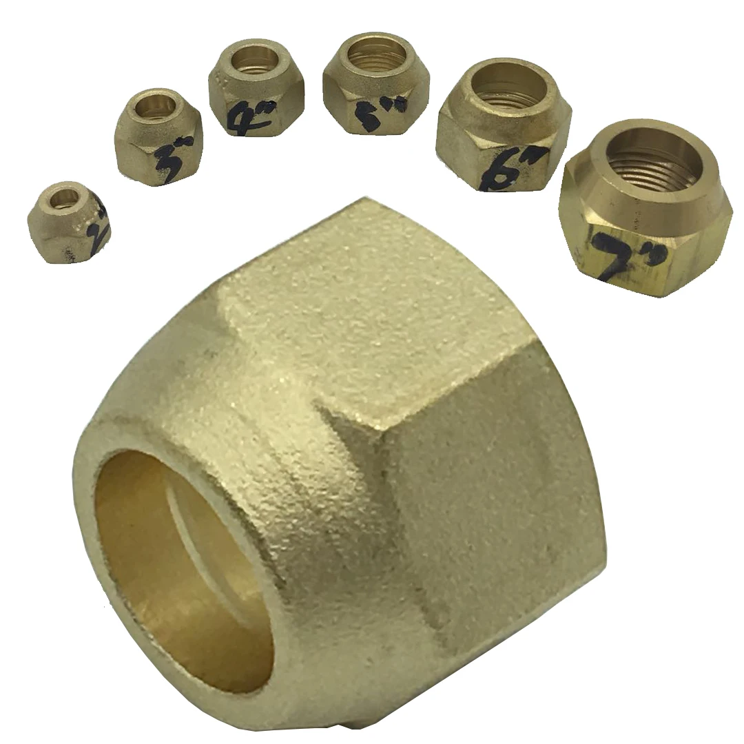 45' Brass Sae Flare Nuts Provide 1/4" To 7/8" Which Is Good And Quick