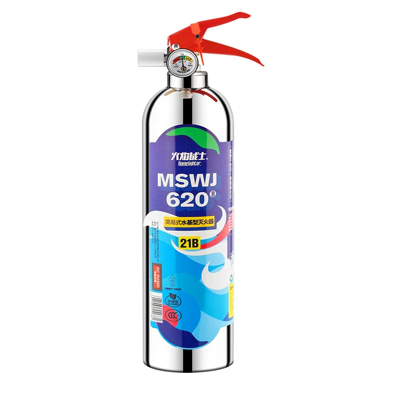 

Flame Warrior Car Mounted Water-Based Extinguisher Small Car Fire Extinguisher Private Car for Portable Firefighting Equipment