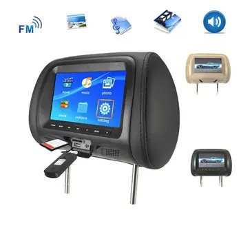 

Universal Vehicle Car Headrest 1080P MP5 Monitor Adjustable Car Mount Multimedia Entertainment Display Screen for Player