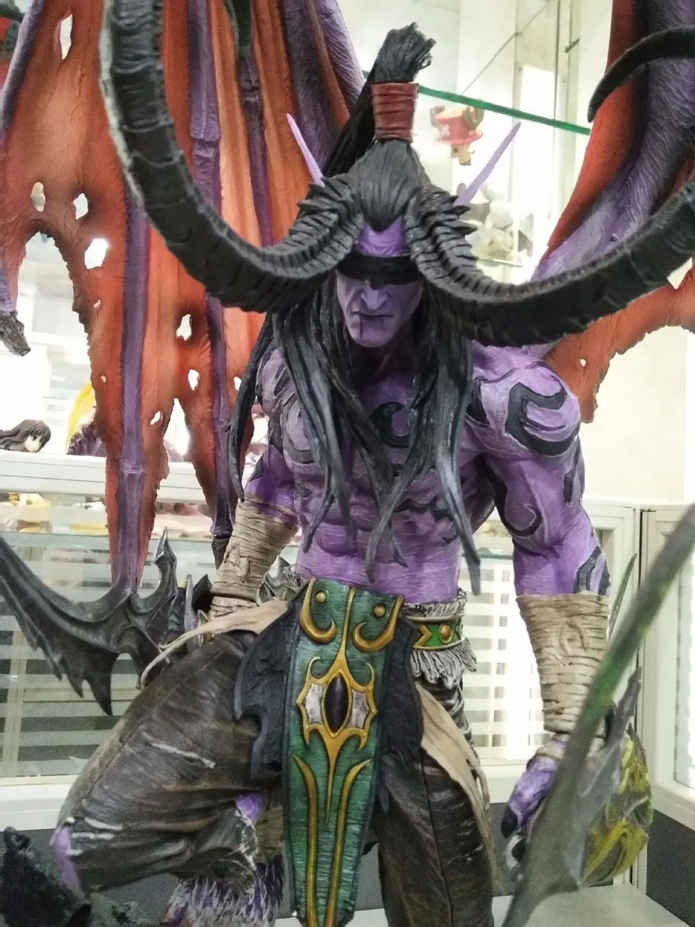 Ограниченная фигурка большой размер 60 см WOW Illidan gk статуя из смолы Коллекционная