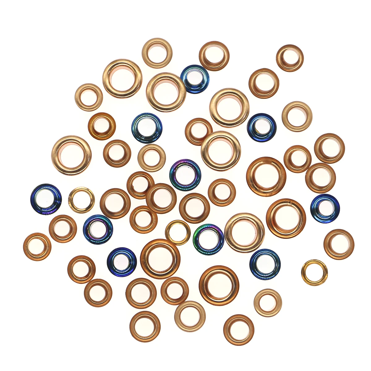 New products Grommet Kit Grommets Eyelets with Copper , Dream Color and coppery (1/5 1/4 1/3 Inch Inside Diameter) accessories