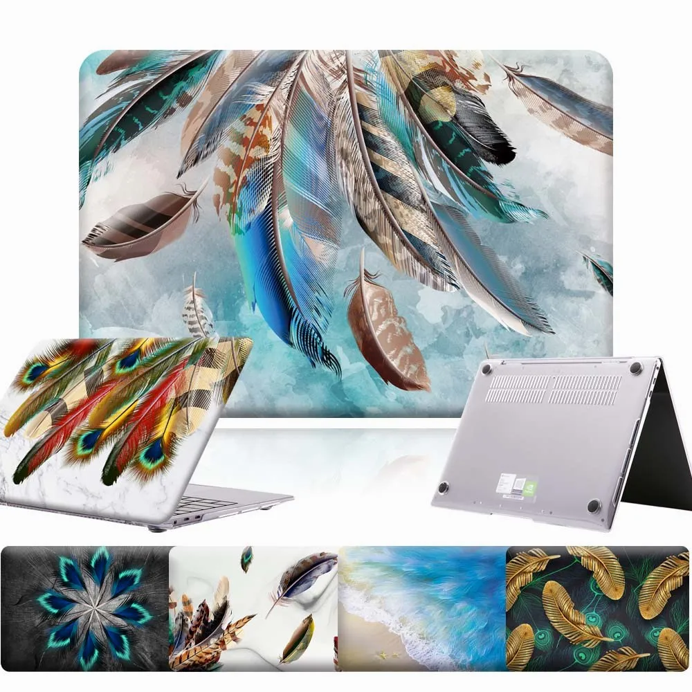 Разноцветный чехол для HUAWEI MateBook D14/D15/13/14 /X Pro 13 9/Honor MagicBook 14/15 прорезиненный Жесткий