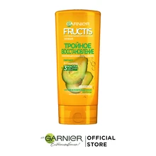Garnier Бальзам для волос "Fructis, Тройное Восстановление", укрепляющий, для поврежденных и ослабленных волос, 200 мл