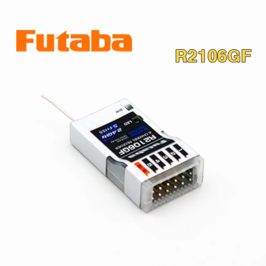 Оригинальный 6 канальный фотоприемник Futaba 2 4G R2106GF для радиоуправляемого аэромода