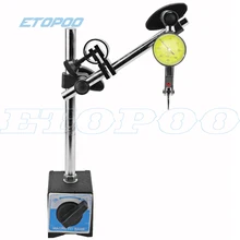 Indicador magnético da indicação de 10mm, suporte da base do suporte de indicação 0.8mm, comparador de teste do discagem para o localizador do centro de calibração do equipamento, medição