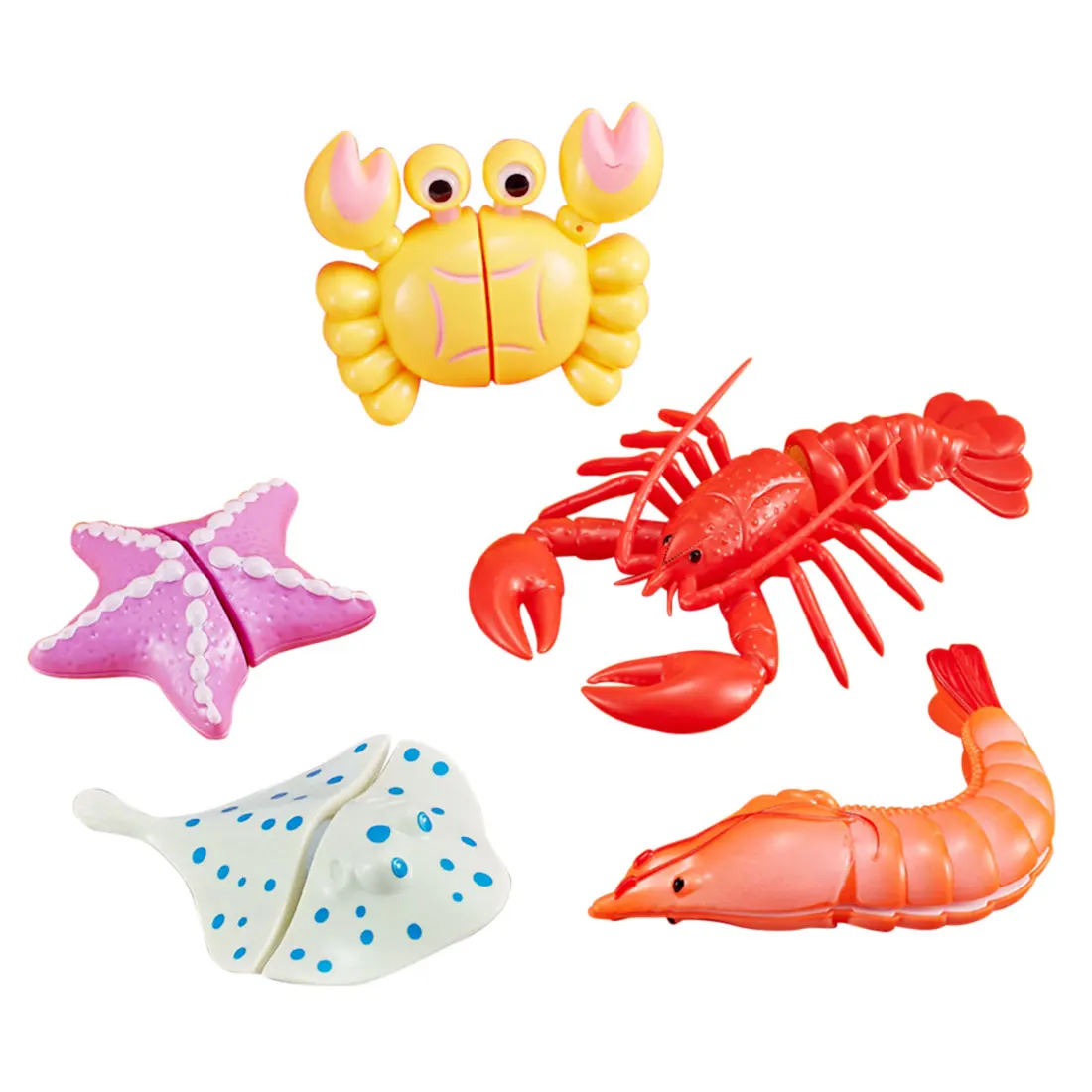 

Rowsfire 5Pcs Children Pretend Play Food Set Kitchen Cutting Toys - Seafood
