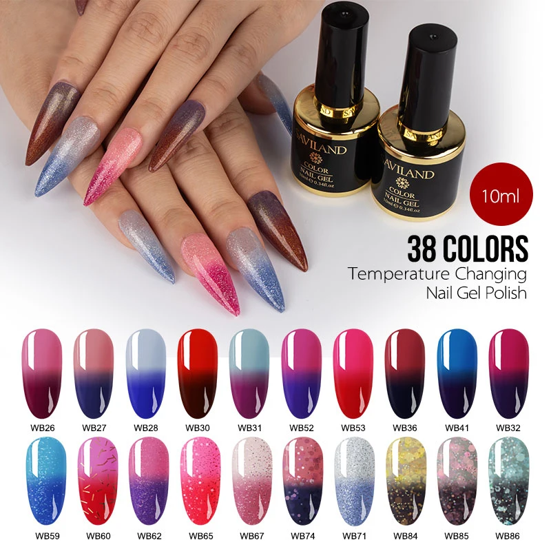 

Gel Polish Manicure Semi Permanent top coat UV LED Gel Varnish Soak Off Nail Art Gel Nail Polish 38-Colors