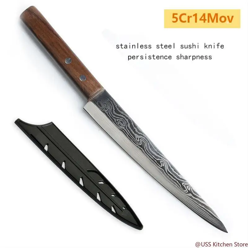 Stainless Steel Fish Slicing Knife Sashimi Knife Fish Knife Japanese