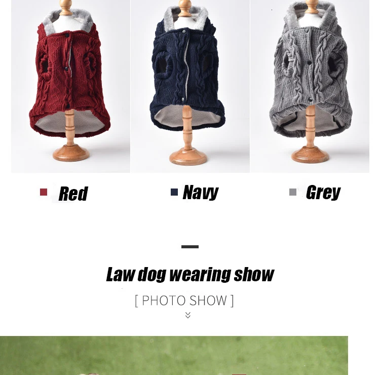 Small and Medium Dog Wool Clothes Autumn and Winter Plush Thickening Puppy Hooded Jacket Teddy Law Fighting Dog Clothes