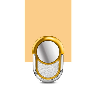 gold Роскошная металлическая подставка-кольцо под Пальцы для телефона 360 Градусов Подставка для samsung Xiaomi iPhone X 7 6 huawei vivo смартфон планшет простая сумка - Цвет: gold