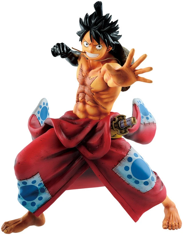 Anime One Piece Land Of Wano Country Monkey D Luffy Pvc Action Figure Collection Model Toys Action Figures Aliexpress