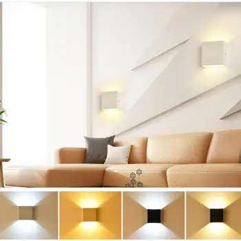 

DishyKooker 5V 12W Square Shape Aluminium Waterproof Outdoor Wall Lamp COB Light BD77 Wall Light