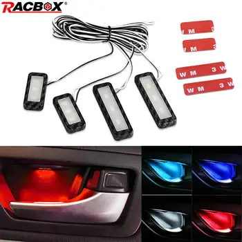 

LED Atmosphere Light Auto Interior Inner Door Bowl handle Armrest Light Car Door Interior Light Decorative Lamp