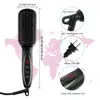 Hair Straightener Electric Hair Brushes Heating Comb 2 In 1 Hair Straightening Hair Curler Curling Iron Stying Tool 5