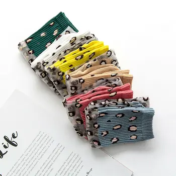 

Leopard Print Pantyhose for Children Baby Girls Tights Knitted Cotton Toddler Girls Stockings Girl Winter Clothes Kids Tights