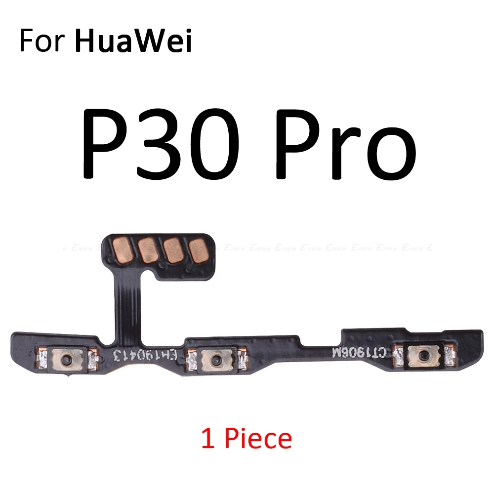 Немой переключатель питания лента-брелок для HuaWei P30 P20 Pro P10 P9 Plus Mini P8 Lite кнопка включения громкости шлейф управления