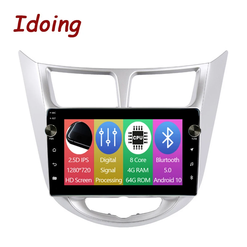 Idoing9 &quotАвтомобильная электроника Радио Android видео плеер навигация GPS для Solaris 1 2