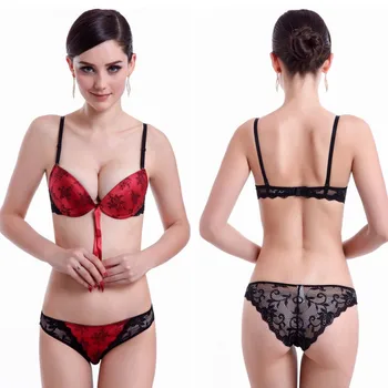 

Sexy Women Lingerie Underwear Set Lace Floral Push Up Bra+Knickers Size 32-38 B C Cup