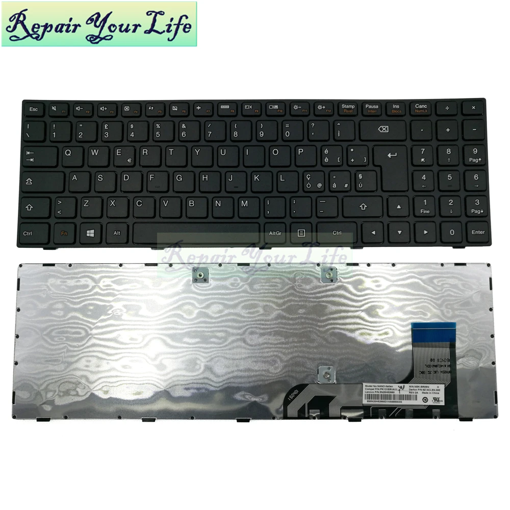 Клавиатура для ноутбука Lenovo 100-15iby 9Z.NCLSN.00E 5N20H52660 PK1311ER1A11 черная модная | Компьютеры