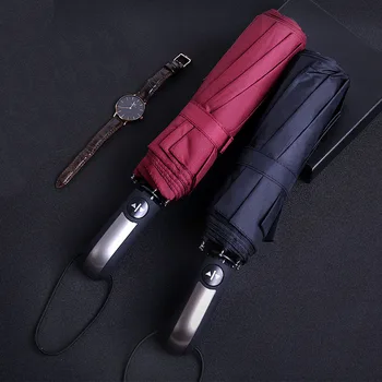 

1pc Mini Umbrella Men Women Pocket Umbrella Automatic Parasol Windproof Reinforcement Rain And Rain Large Double Available ZJJ08