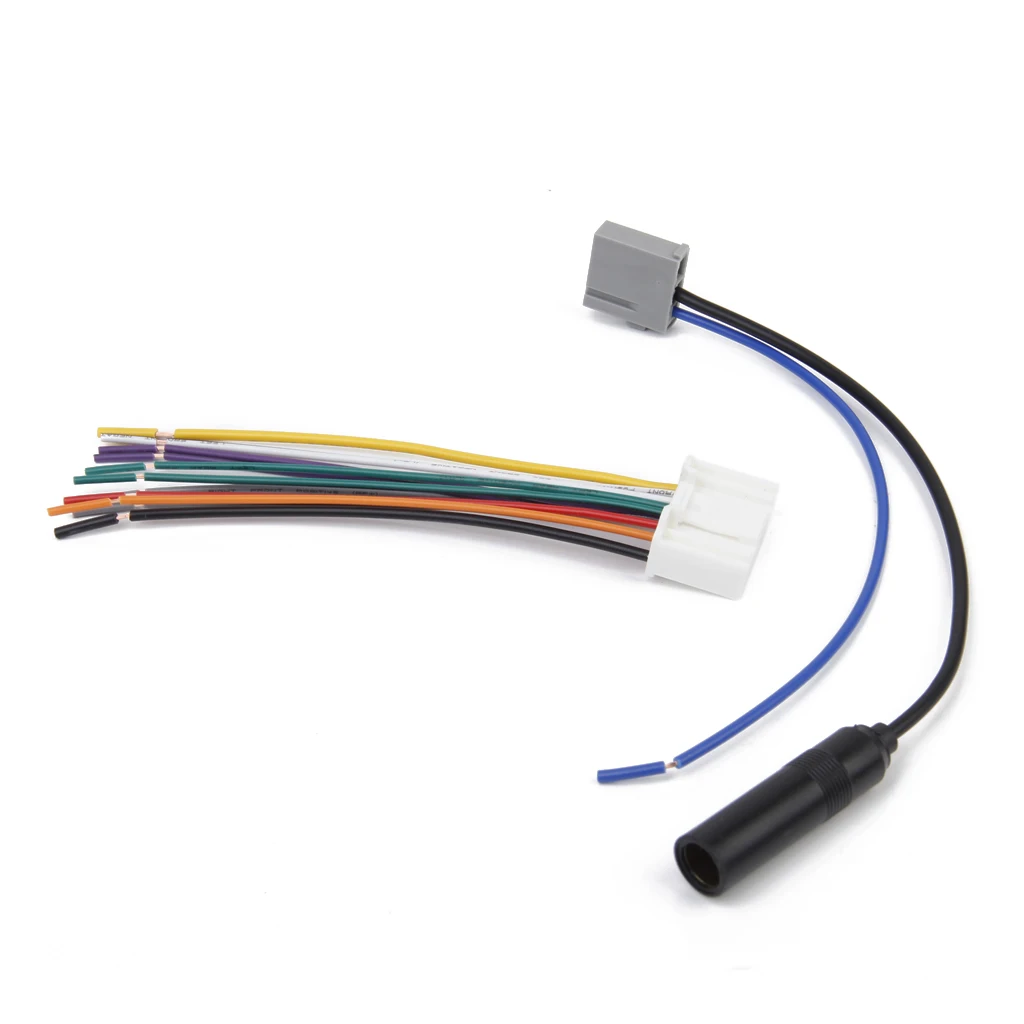 Car Stereo Radio Audio Wiring Harness Cable with FM Antenna for Nissan Versa