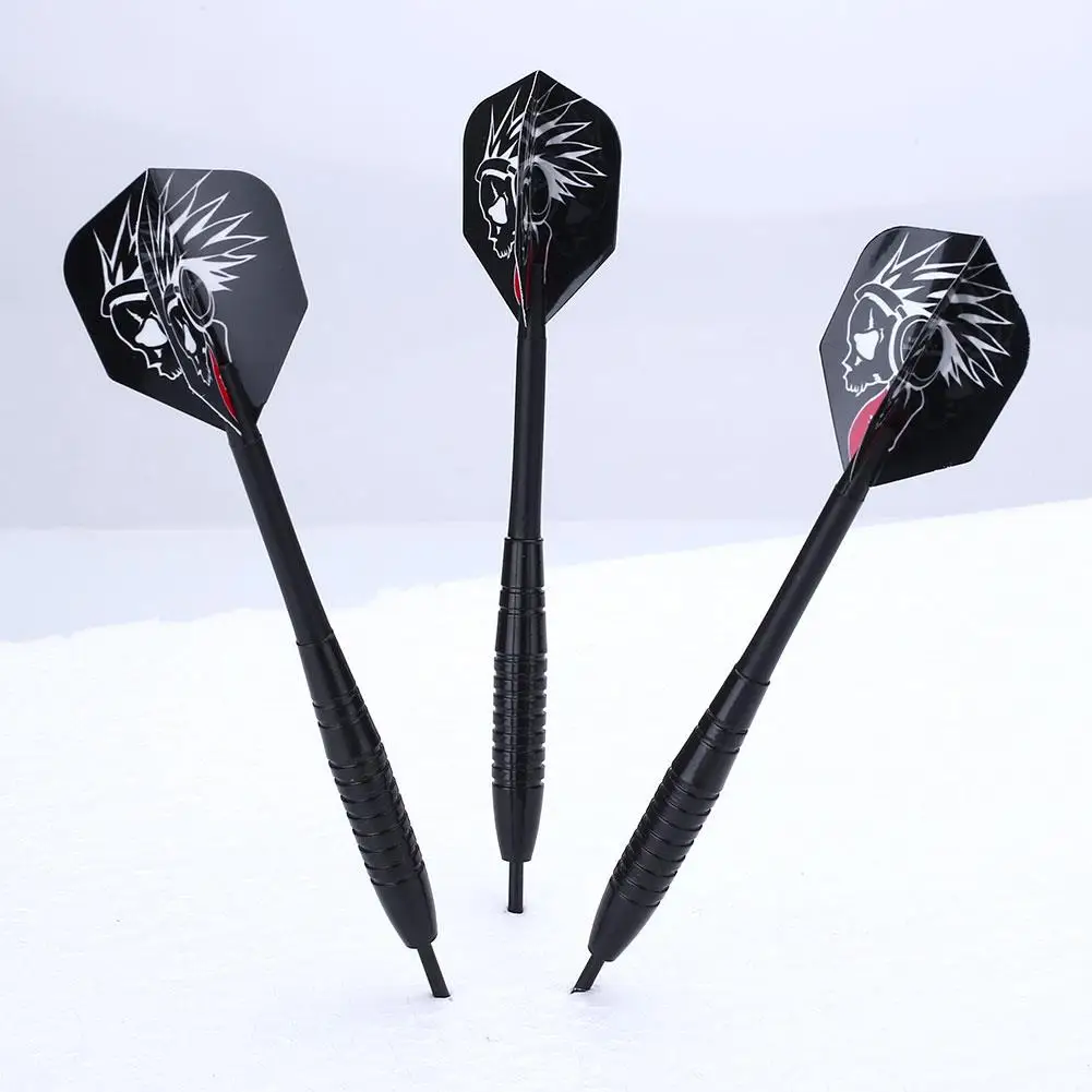 3pcs Iron Tip Darts 22g Shafts Nice Harrow Point Needle Barrel Throwing