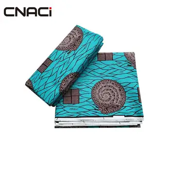 

CNACI Wax Africain Polyester Wax African Ankara Prints Fabric 6 Yards/Pcs Nigeria Veritable Wax African Ankara Fabrics Wholesale