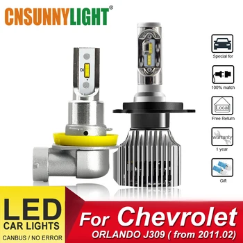 

CNSUNNYLIGHT H4 LED Car Headlight Bulb Hi/Lo Beam For Chevrolet ORLANDO J309 from 2011.02 Car Light Headlamp Foglamp Accessories