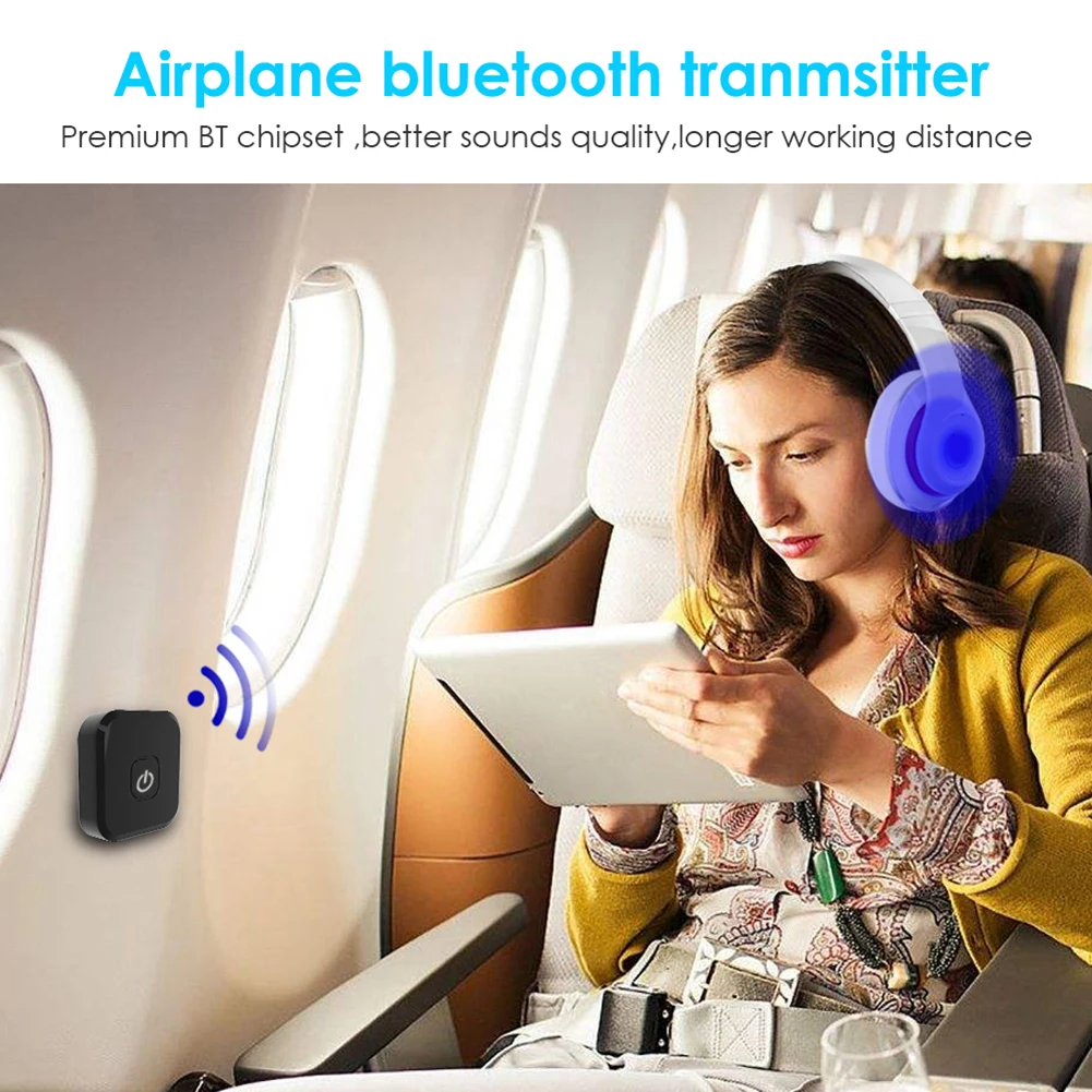 Audio Transmitter Airplane Bluetooth 4 1 Wireless Elements Personal Car Part Ornaments for Car TV Headphones Speaker