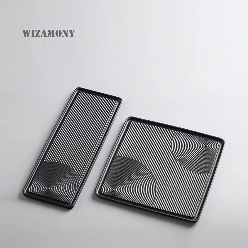 Керамический чайный набор WIZAMONY поднос китайская доска кунг-фу блюдца с выдвижным