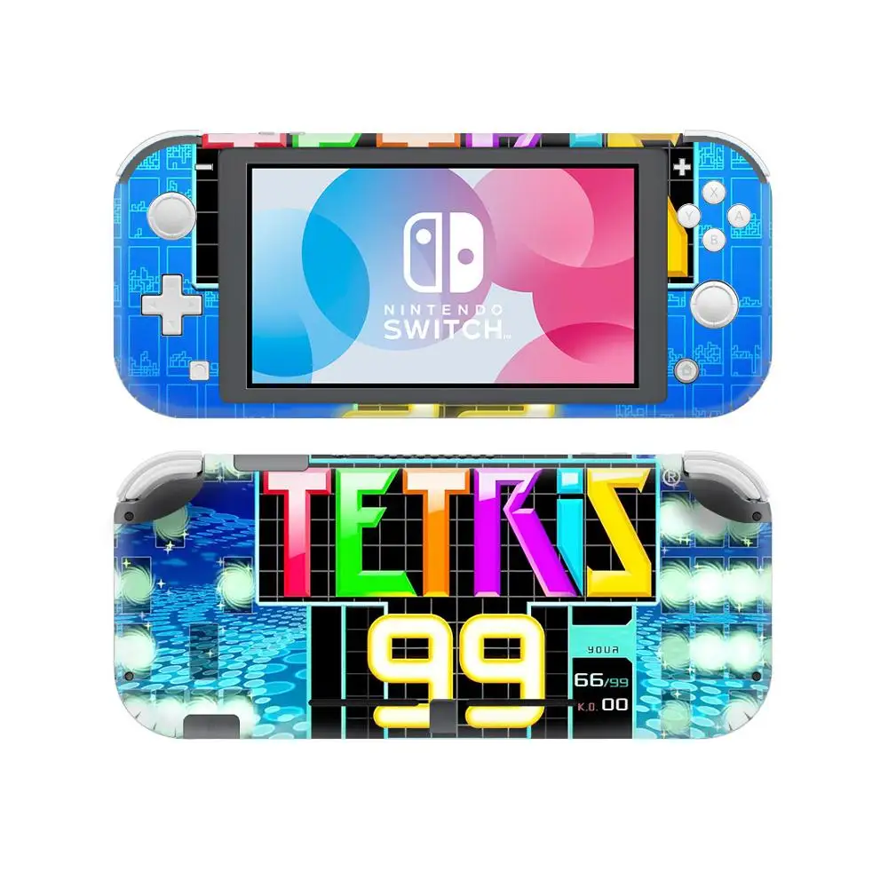 TETRIS 99 наклейка на кожу для nintendo Switch Lite консоль и контроллер протектор Joy-con nintendo Switch Lite наклейка на кожу
