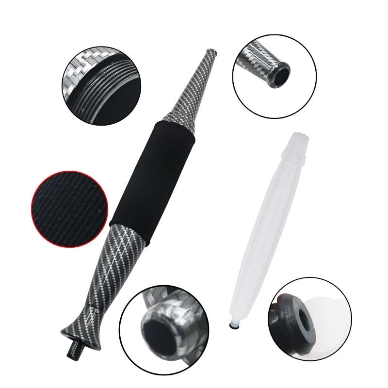 1PC Shisha Carbon Fibre Shisha Hookah Ice Bag For Smoking Hookah Narguile Accessories Mouth Tips Hose for Summer