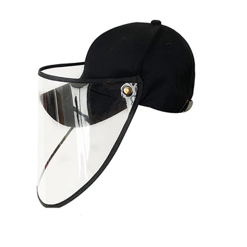 

5 Pcs Protection Hat Cover Anti-droplet Spittle Adjustable Anti-Dust Cover Protection Face Mask Cover for Adults Kids