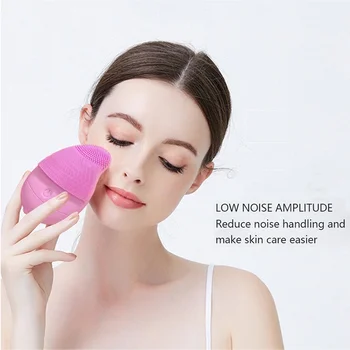 

Electric Facial Cleansing With Battery Washing Massage Brush Machine Waterproof Silicone Cleansing Personal Facial Care Tools