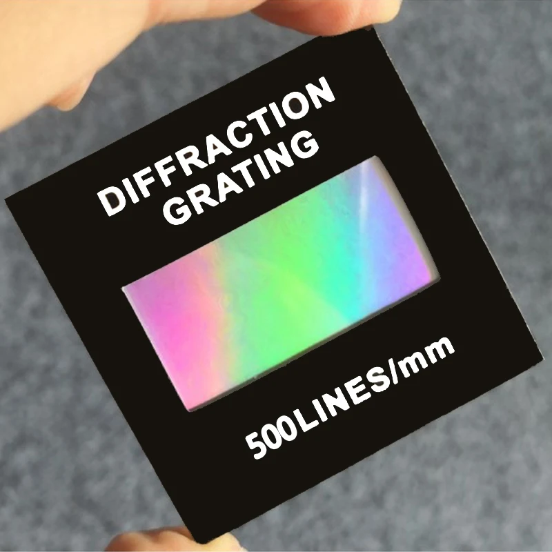 500 line 1mm Отражающая решетка 50 линия 1 мм стеклянный материал оптический обучающий эксперимент оптические помехи спектрофотометр настраиваемый - Цвет: 500 line 1mm