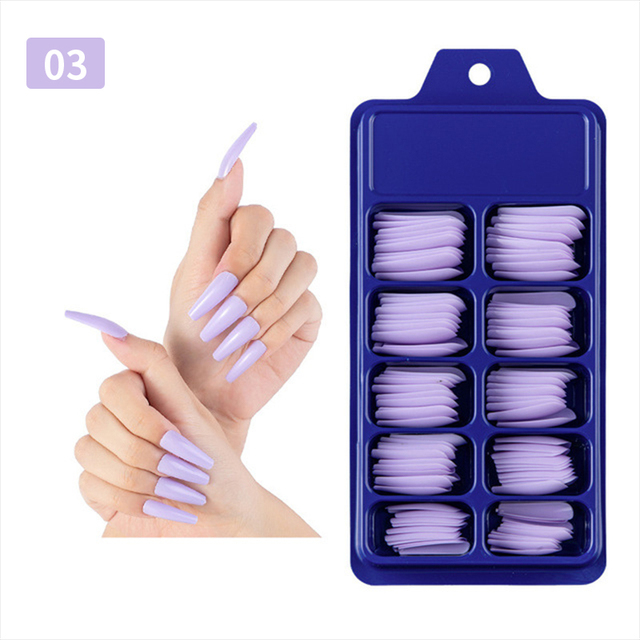 Box Quick Building Nail Mold Tips Nail Dual Forms Finger Extension Nail Art UV Extend Gel Nail Extension Tool