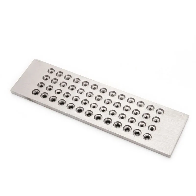 52 Holes Tungsten Carbide Wire Drawplate for Jewelry Making Round 0.26-4.10mm LX9E