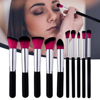 

10PCS Makeup Brushes Set Eye Shadow Foundation Powder Eyeliner Eyelash Lip Make Up Brush Cosmetic Beauty Makeup Brush Tool Kit