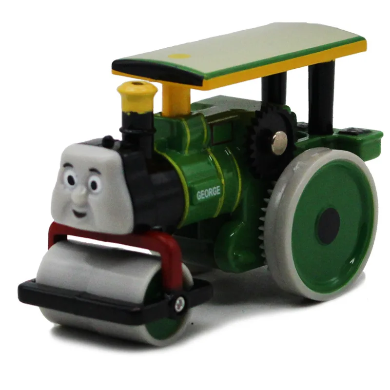 トーマスと彼の友人のための金属製のおもちゃの車 機械式ロードローラー ジョージ磁気列車モデル 子供のためのおもちゃの車 クリスマスプレゼント 1 43 ダイキャスト 車のオモチャ Aliexpress