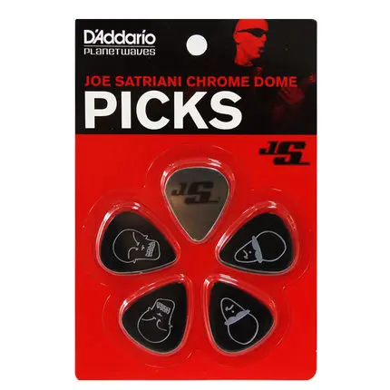 D&#x27Addario Planet Waves JSCD-01 Джо сатриани выбирает плектрами посредников Хромированный