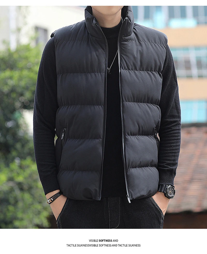 Men's Sleeveless Jacket Sleeveless Jacket Men Sleeveless Vest Men